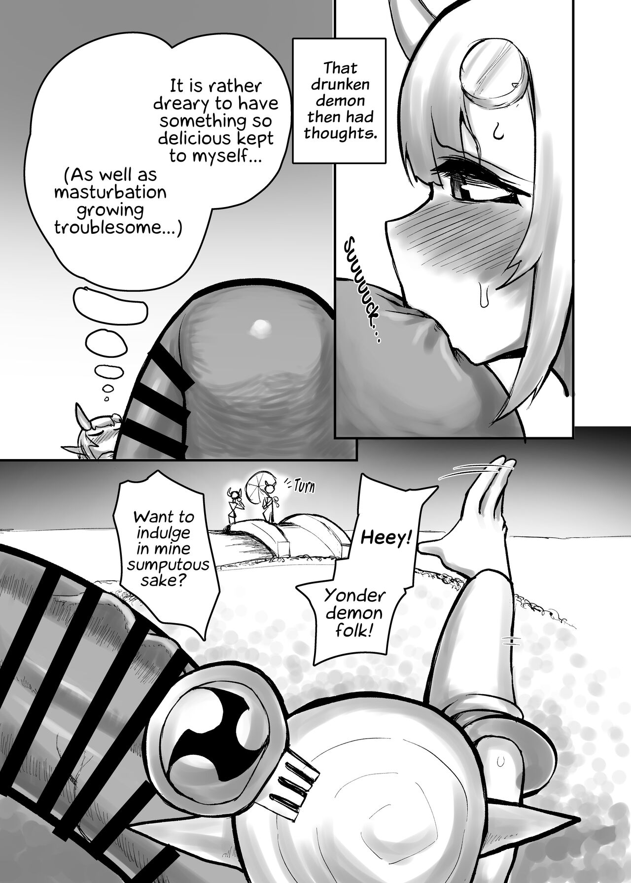 Futanari Oni no Onitamazake | Futanari Demon's Oni Nut Sake page 12 full