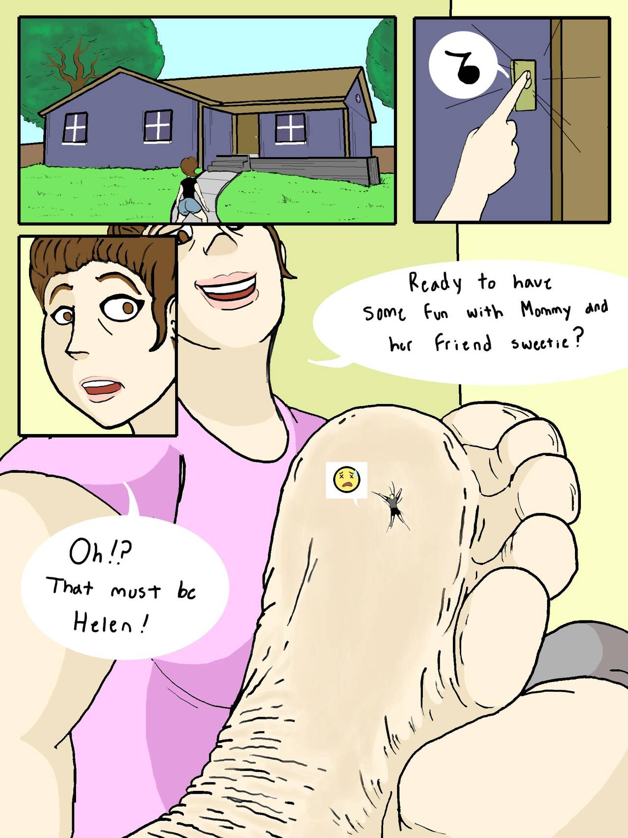 Mom's "Incredible" Friend page 1 full