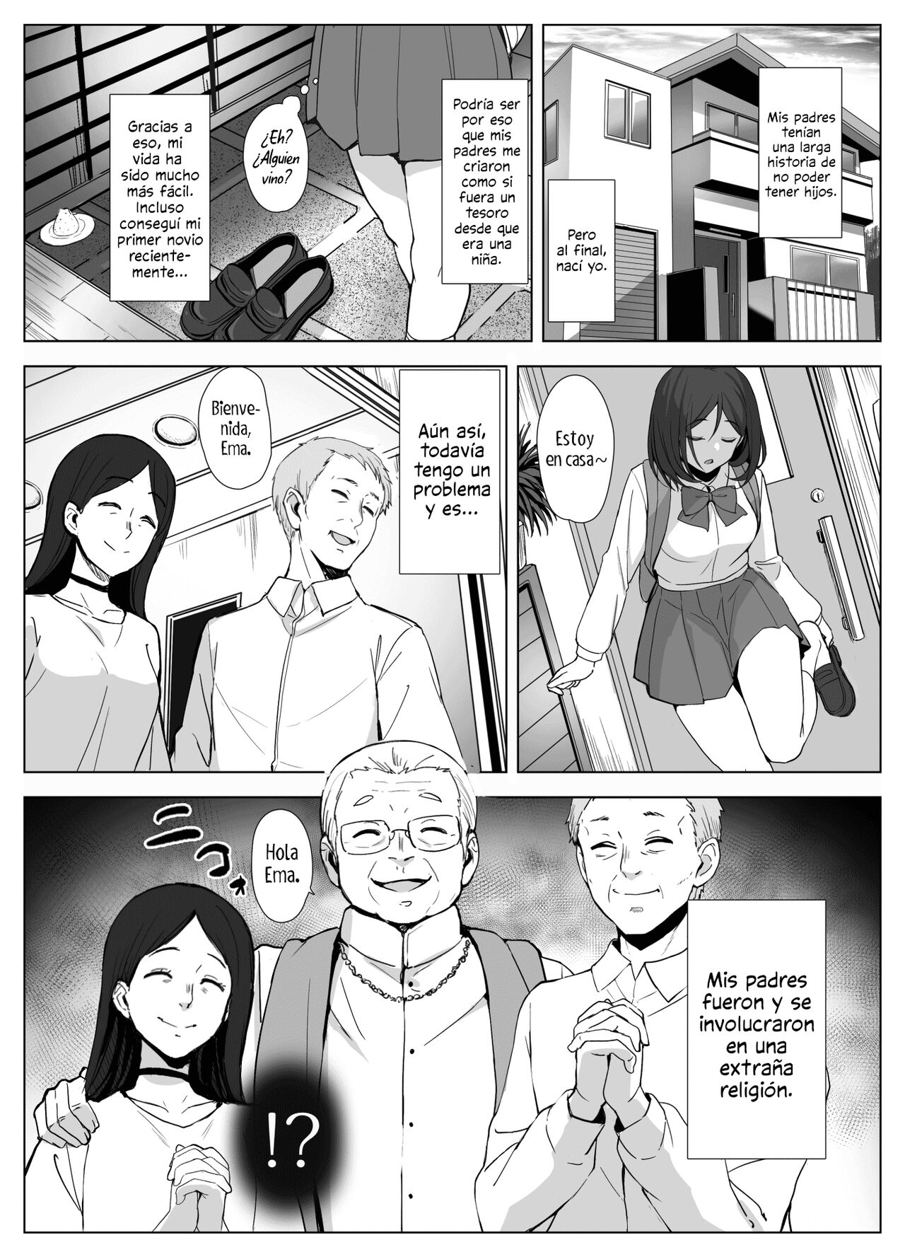 Kyouso-sama no Seinaru Oshie ~Karuto Kyoudan no Haramase Gishiki~ | Las Enseñanzas Sexuales Del Fundador ~Ritual de impregnación de culto~ page 4 full