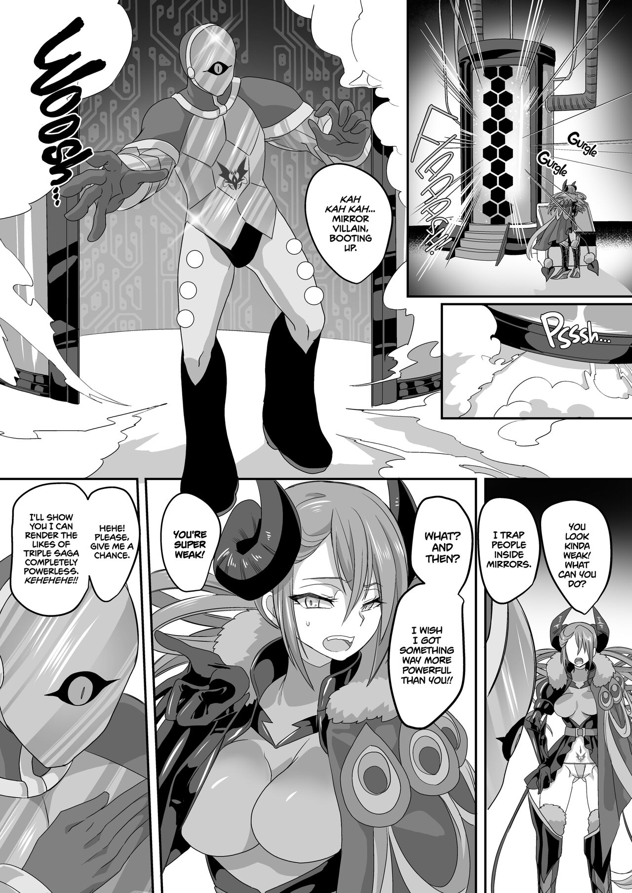 : Saikyou no Seigi no Hero wa Kagami no Naka de wa Saijaku no Kaijin | The Strongest Hero of Justice is the Weakest Villain in the Mirror page 4 full
