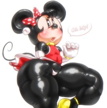 [Angelauxes] Minnie's Panty Flash + Bukkaked cover
