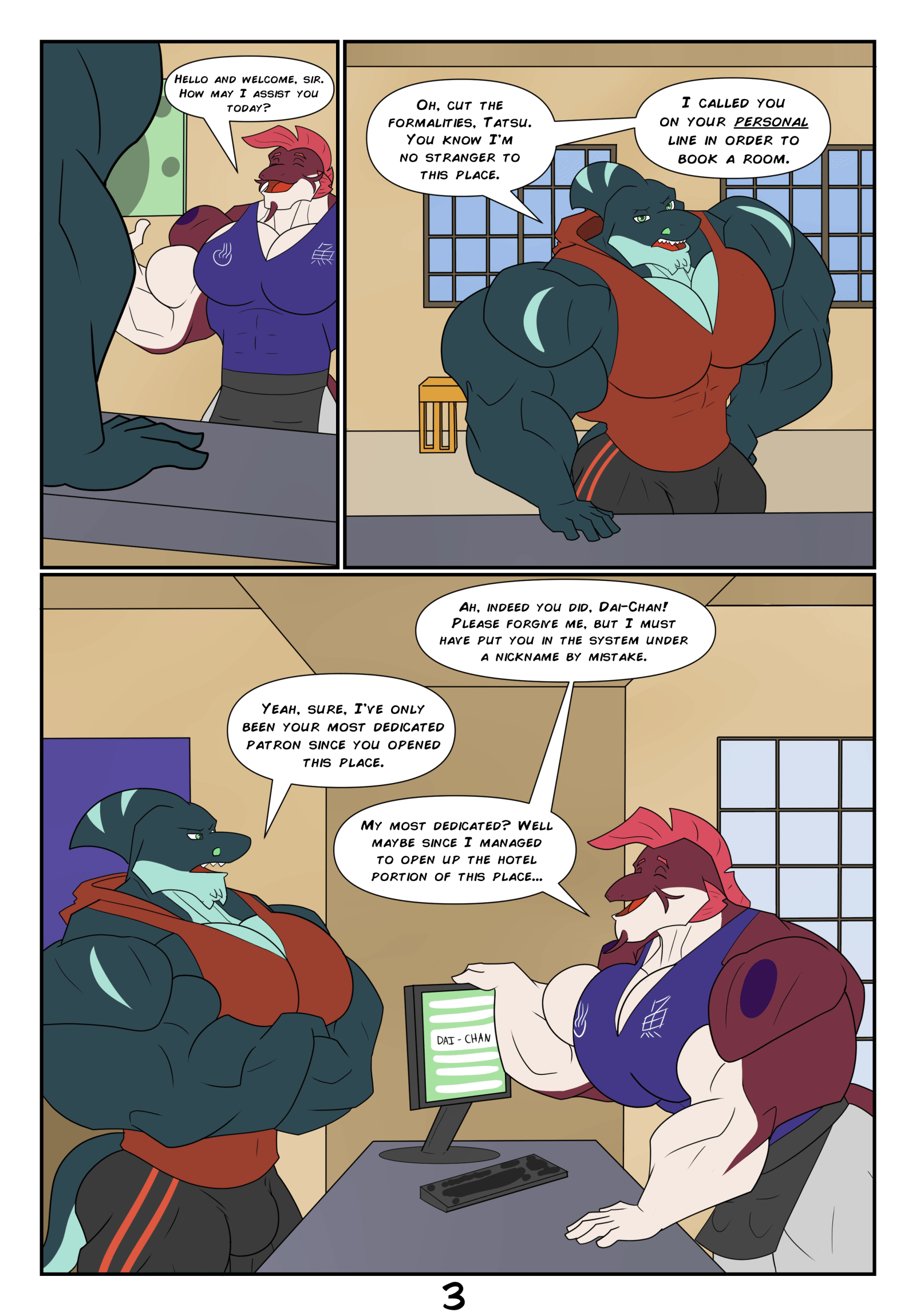 Swole World Chapter 2 page 3 full