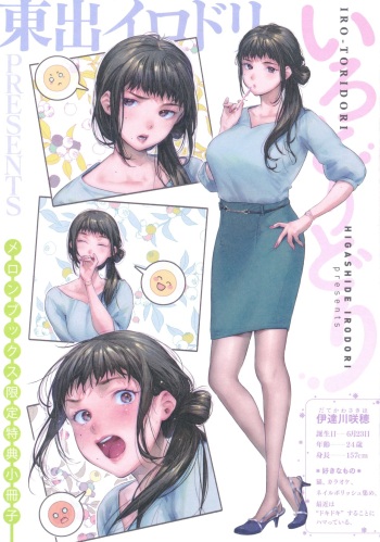 [Higashide Irodori] Irotoridori Melonbooks Tokuten 8P Leaflet cover