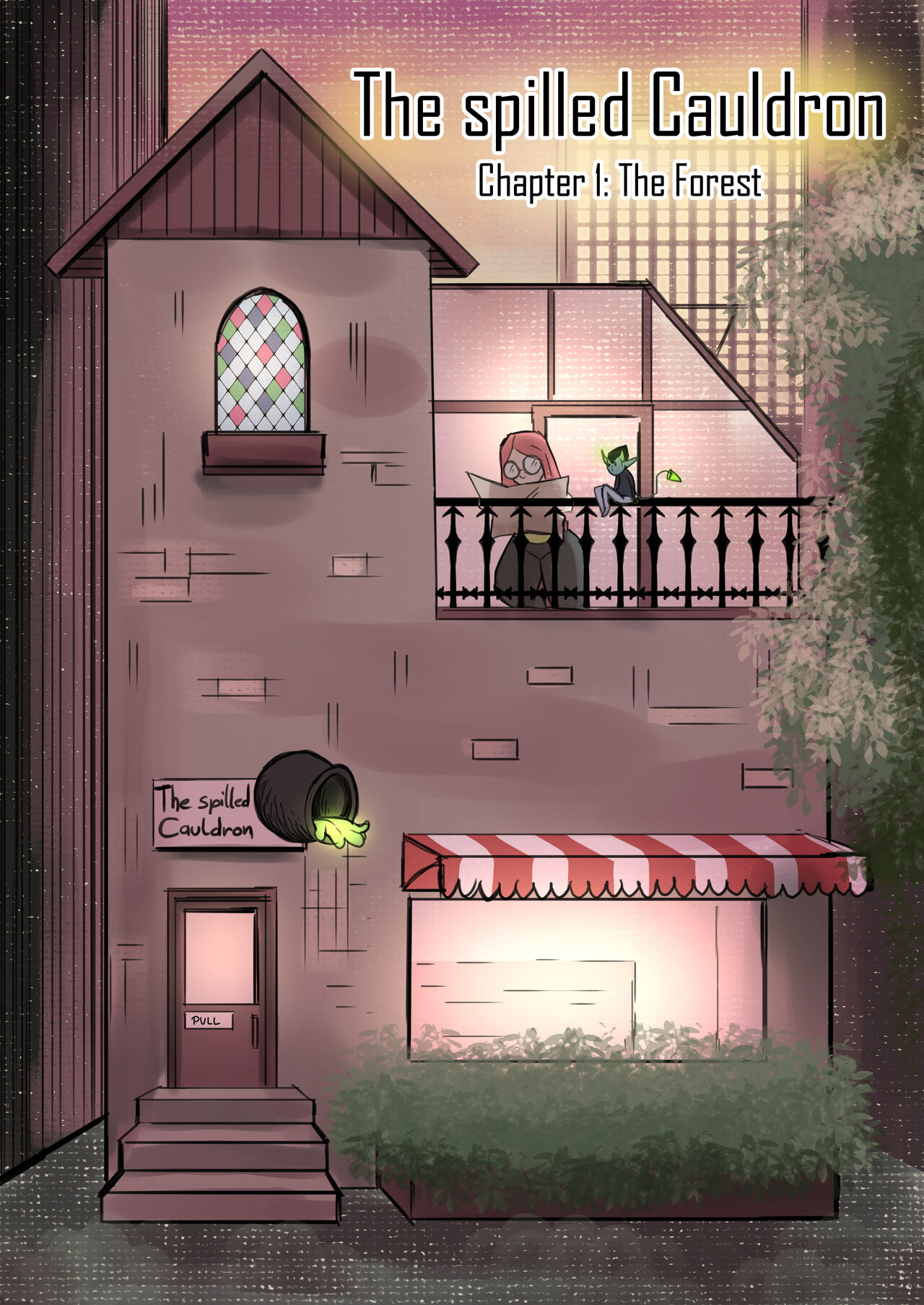 The spilled Cauldron Chapter 1: The Forest page 1 full