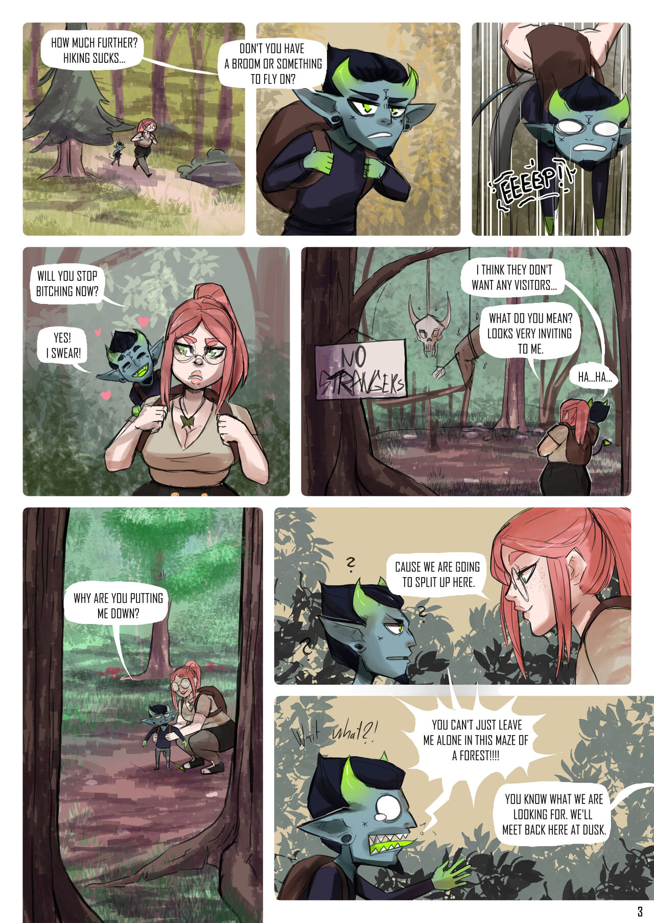The spilled Cauldron Chapter 1: The Forest page 5 full
