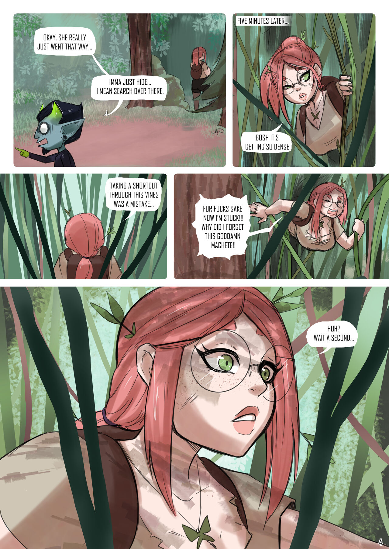 The spilled Cauldron Chapter 1: The Forest page 6 full