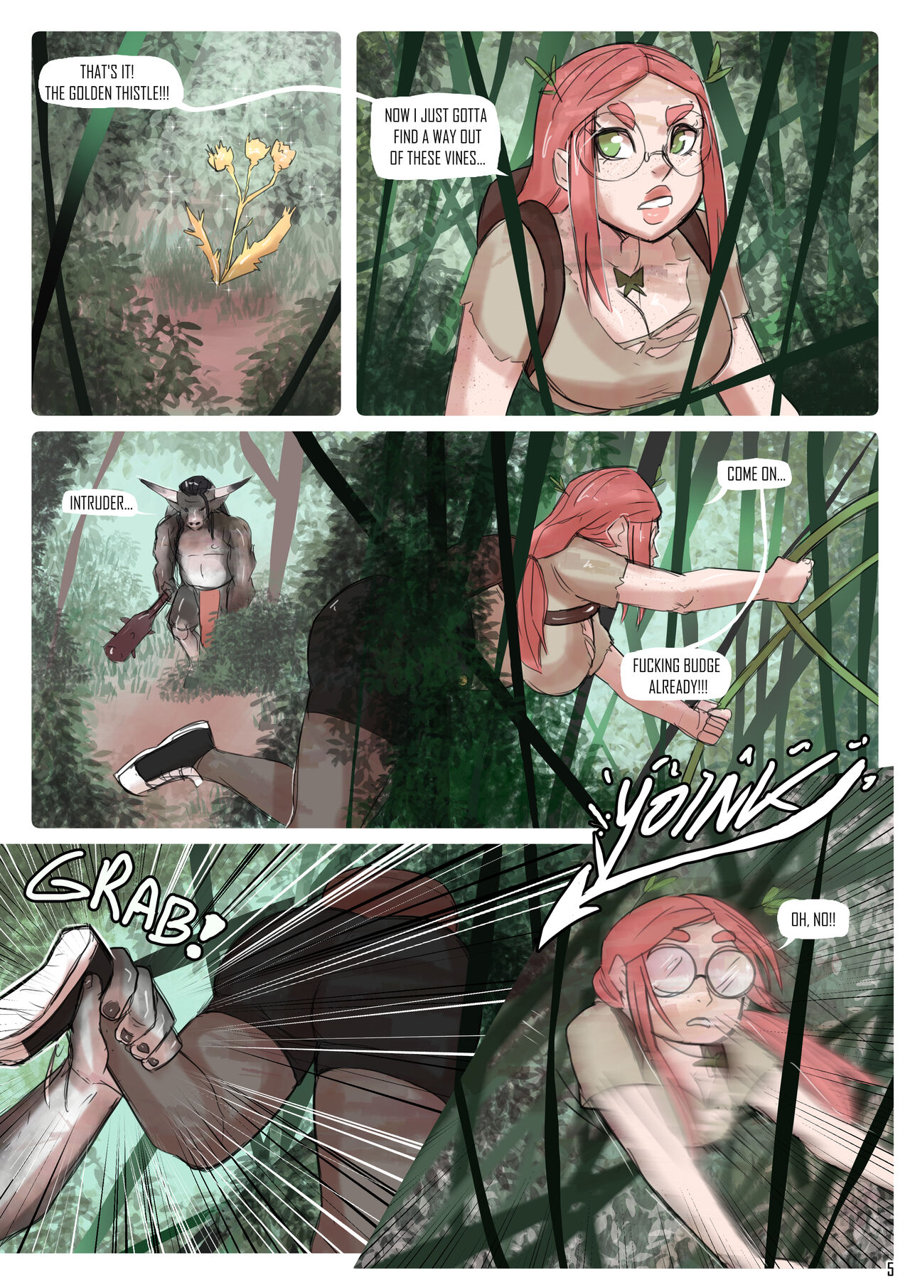 The spilled Cauldron Chapter 1: The Forest page 7 full