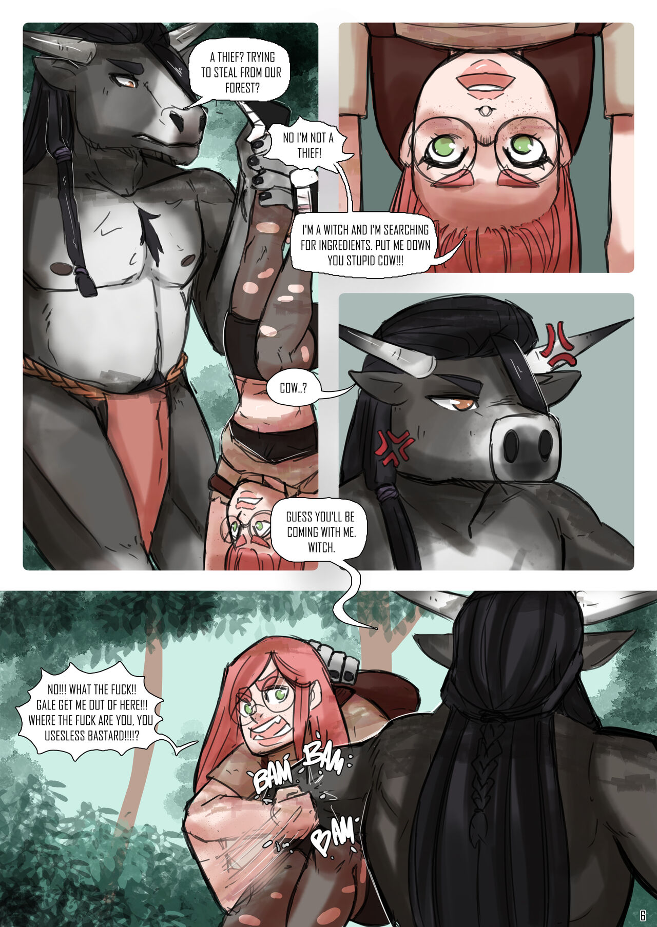 The spilled Cauldron Chapter 1: The Forest page 8 full