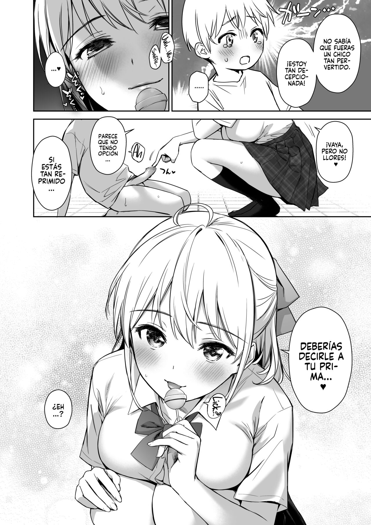 Naisho no Hajimete ~Suunenburi ni Atta Shinseki no Bijin JK Shimai ni Ecchi no Tehodoki Sarechaimasu~ | Nuestra Secreta Primera Vez page 11 full