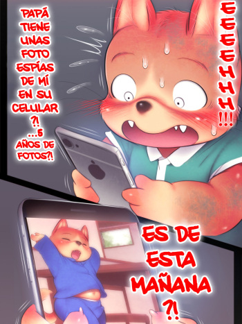 僕のエッチな盗撮動画がパパのスマホに!? [Spanish] cover