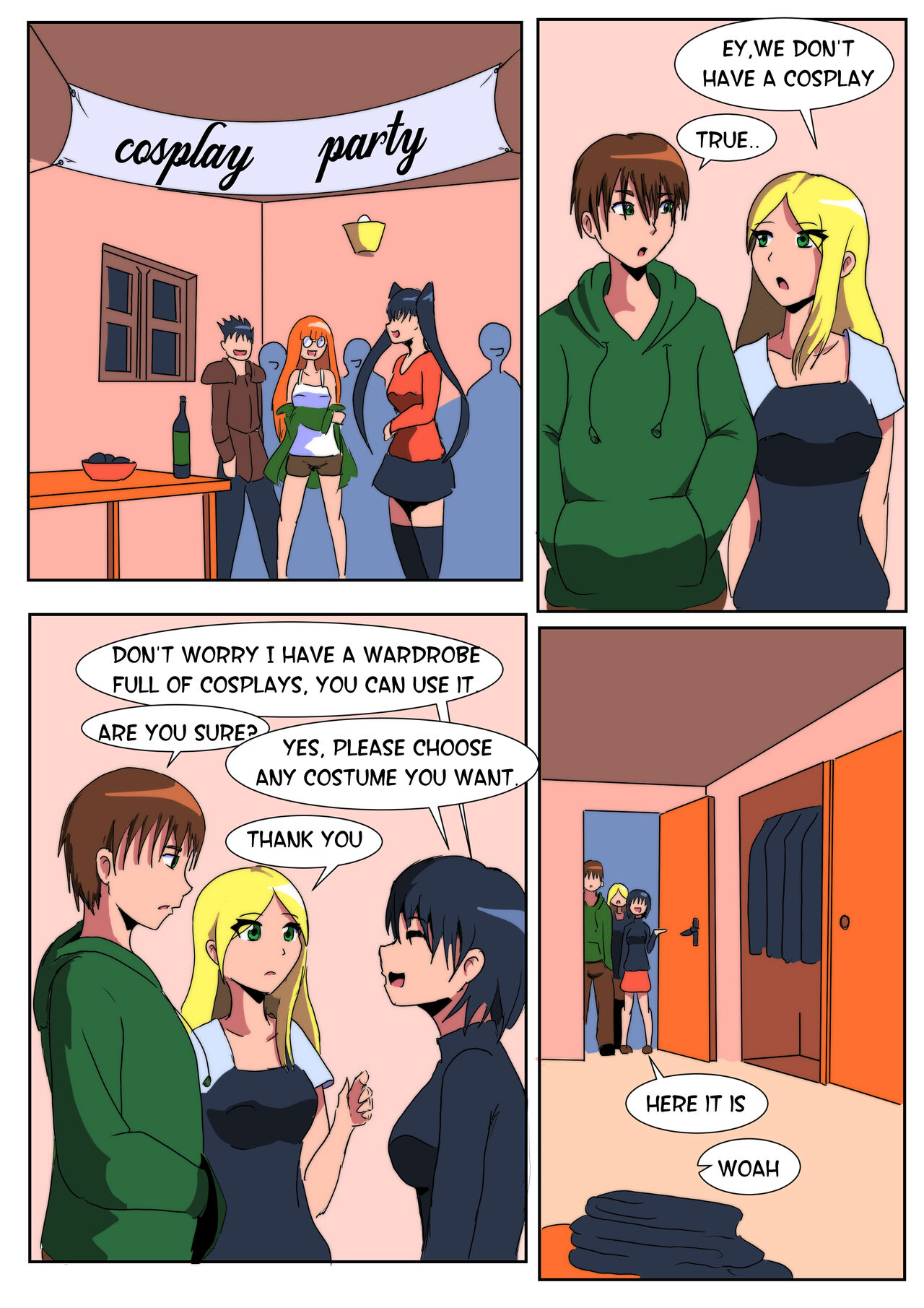 TSF cosplay Party page 1 full