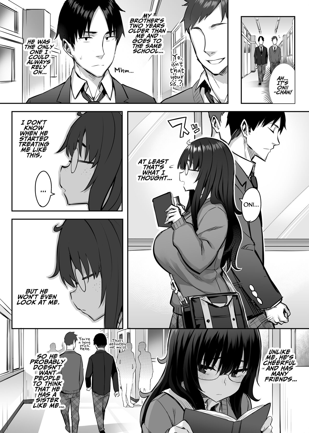 Moto InCha no Kyonyuu Yariman Imouto ga Erosugite, Onii-chan wa Mou...!! 0 ~Jimiko no Watashi ga Kawatta Riyuu~ page 3 full