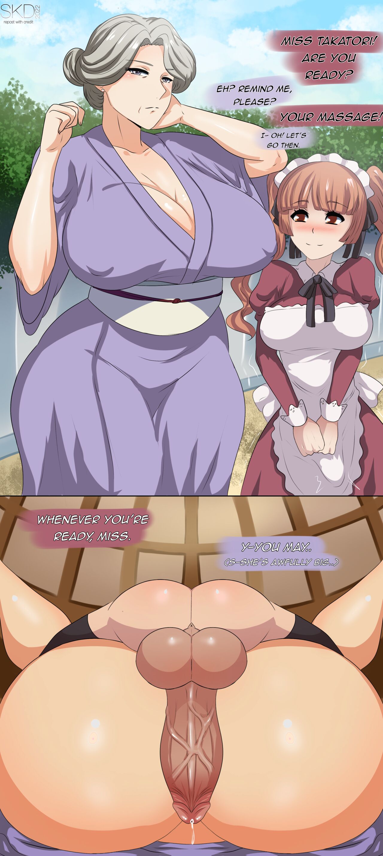 Massaging the Elderly page 1 full
