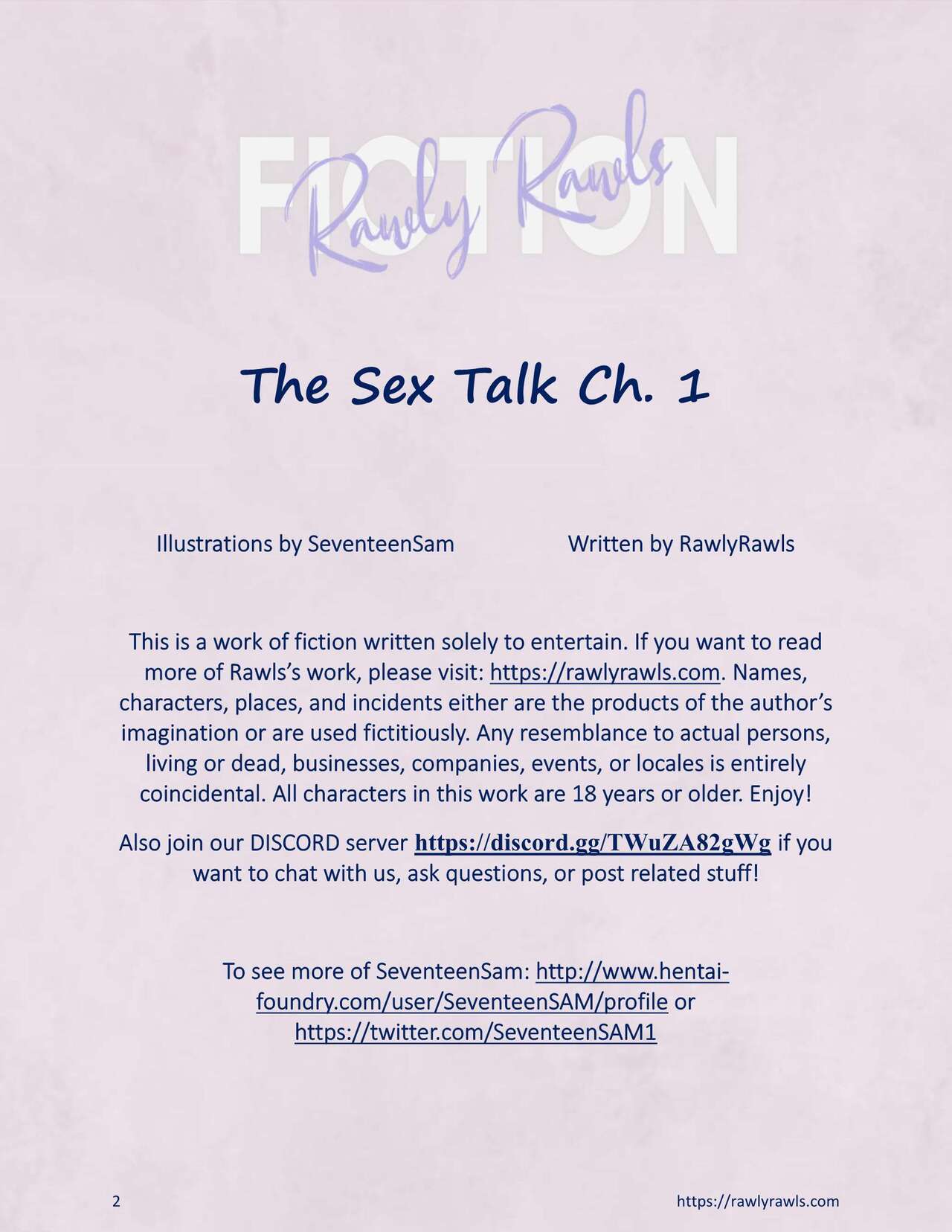 SeventeenSam - The Sex Talk 1-5 page 2 full