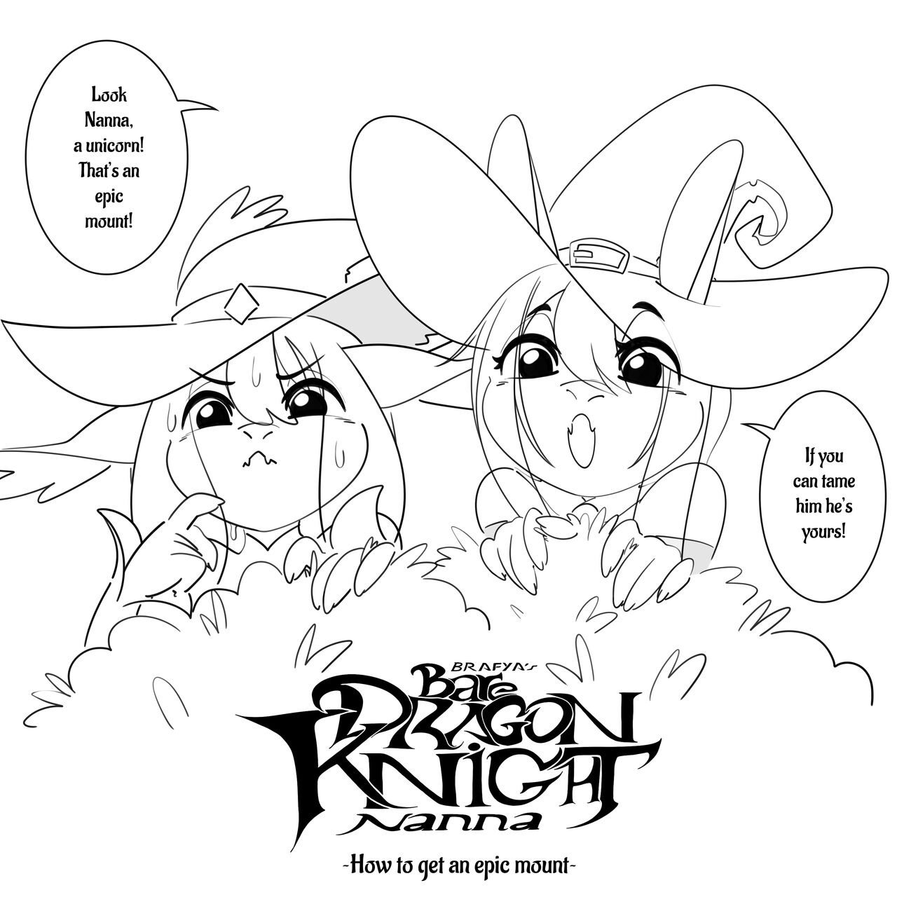 Bare Dragon Knight Nanna - How To Get An Epic Mount page 1 full