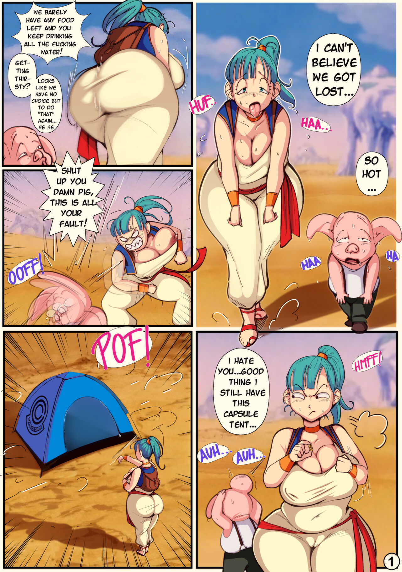 Young Bulma X Oolong page 4 full