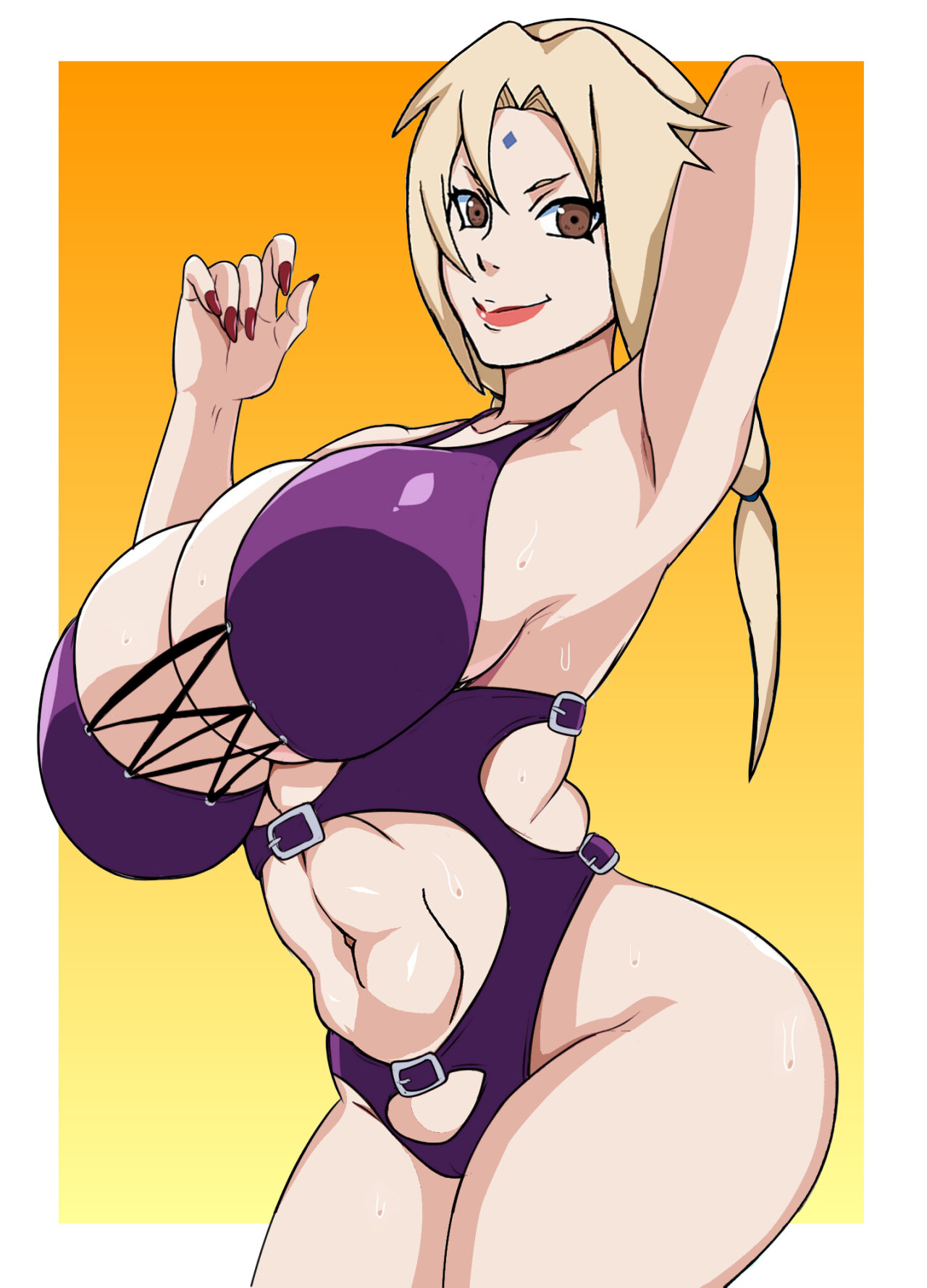 Zoku Tsunade no Insuiyoku | After Tsunade's Obscene Beach page 1 full