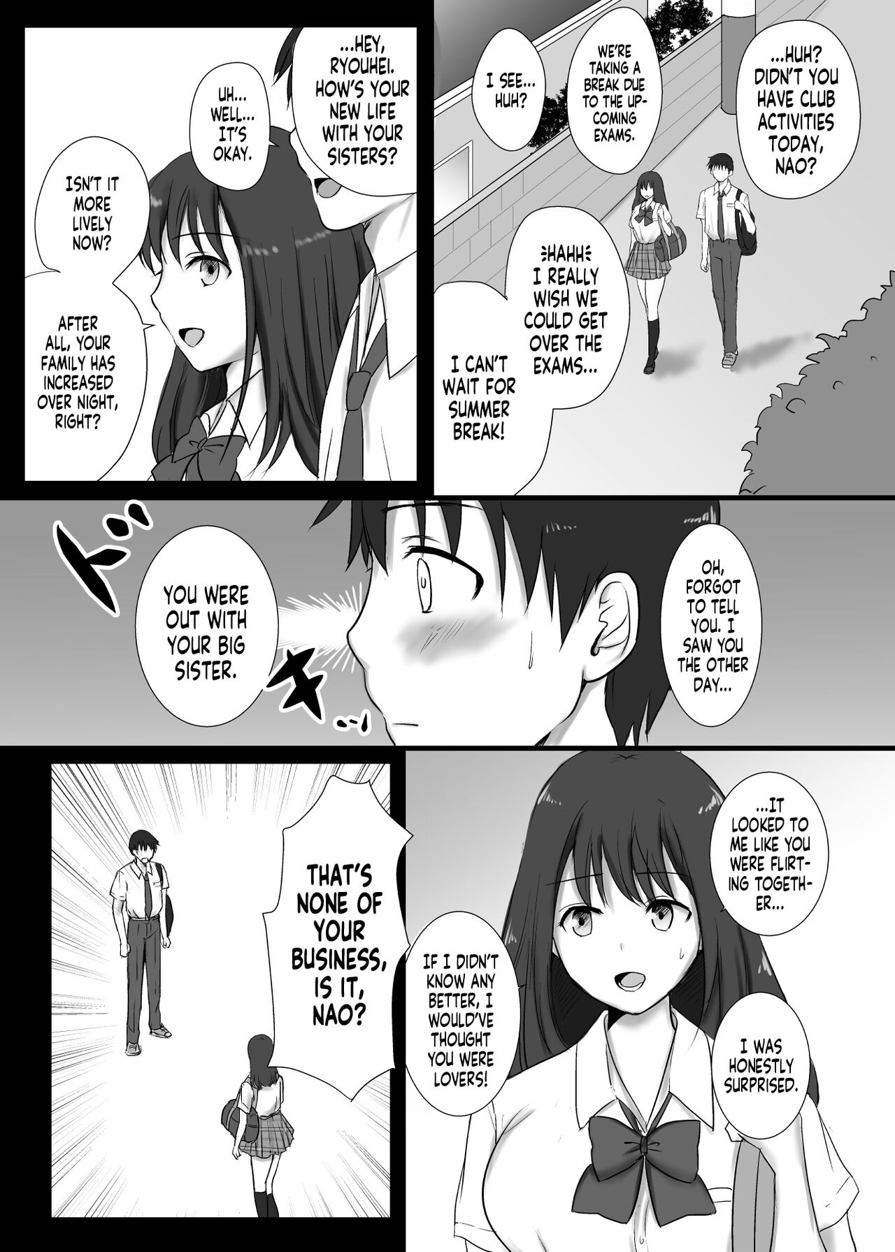 Boku to Sanshimai +1 | Me Plus Sister Times Three!+1 page 12 full