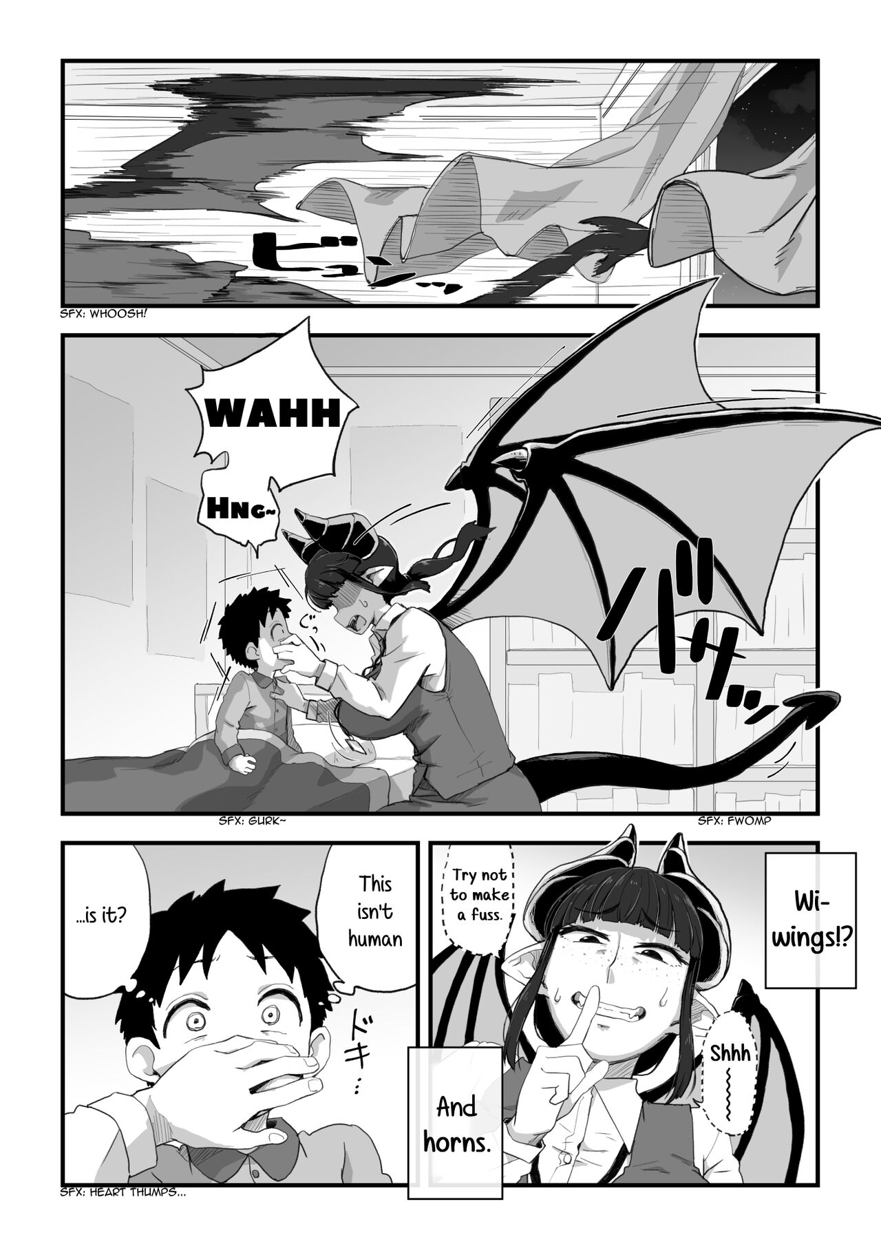Jimi Succubus-san ~ Shotacon Mojyo Succubus Hajimete no Sakusei Gyoumu ~ | Plain Miss Succubus ~a dorky shotacon succubus makes her first collection~ page 9 full