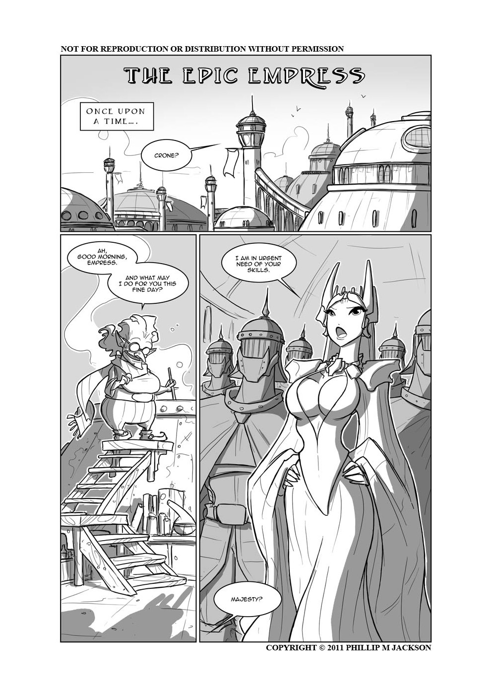 The Epic Empress page 1 full