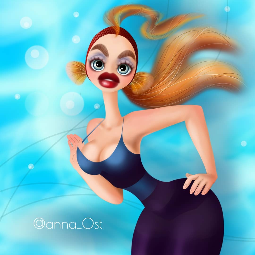 In the blue sea white foam / Wow! A talking fish page 12 full