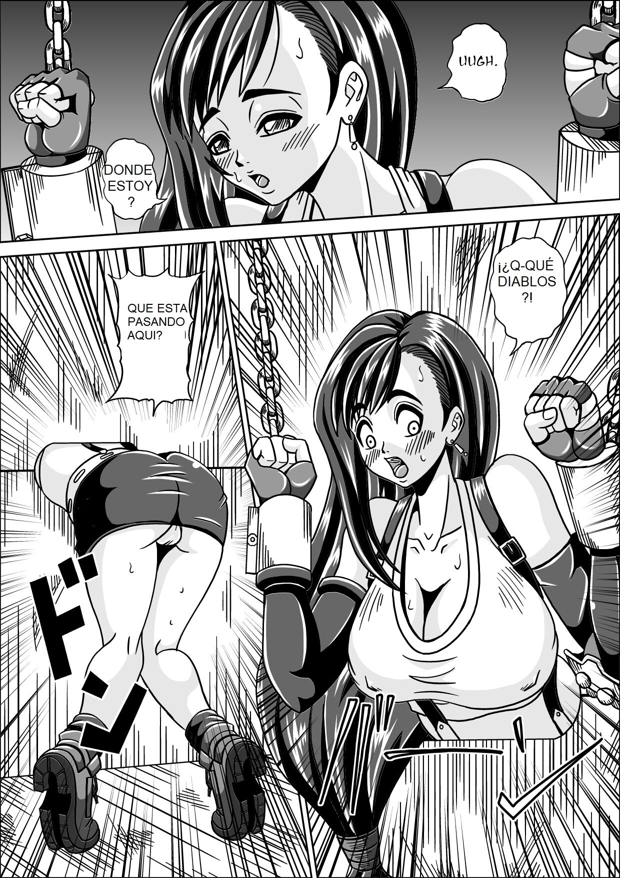 Ryoujoku Choukyou Kabe Tifa | Rape Training Wall Tifa page 3 full