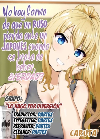 [Mocchimochiya (caruta)] Russia-jin ga Osake de Nihonjin ni Makeru Wakenai Deshou? | There's No Way a Russian Could Lose to a Japanese Person In Drinking, Right? [Spanish] cover
