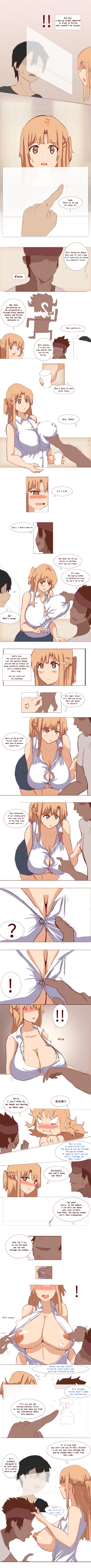 [质yitiaomiao] Kirito's visual bug in SAO [English][Decensored] cover