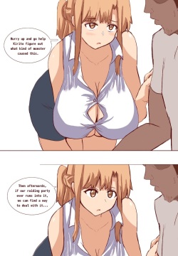 Kirito's visual bug in SAO