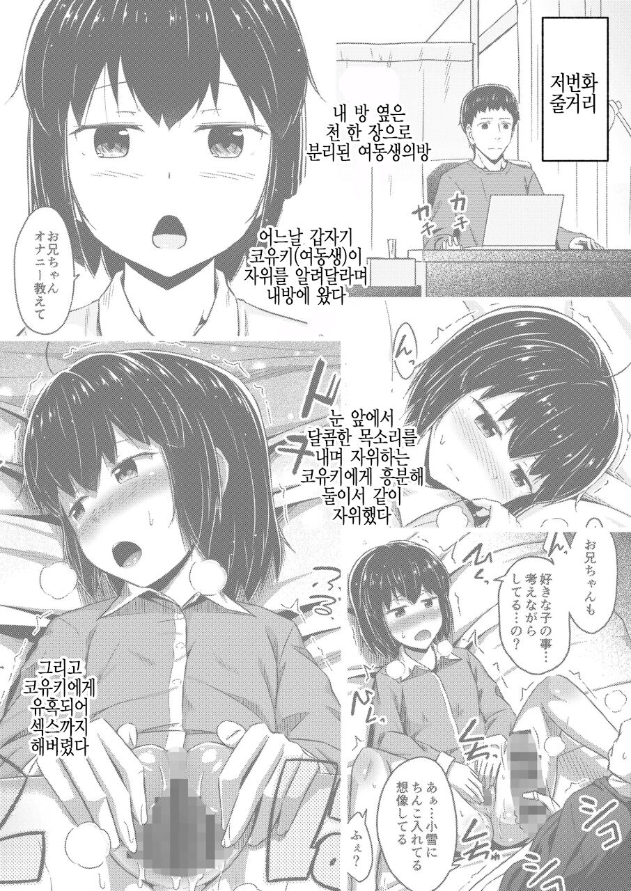 Imouto to Ore no Onanie Jijou 2 | 여동생과 나의 자위사정 page 3 full