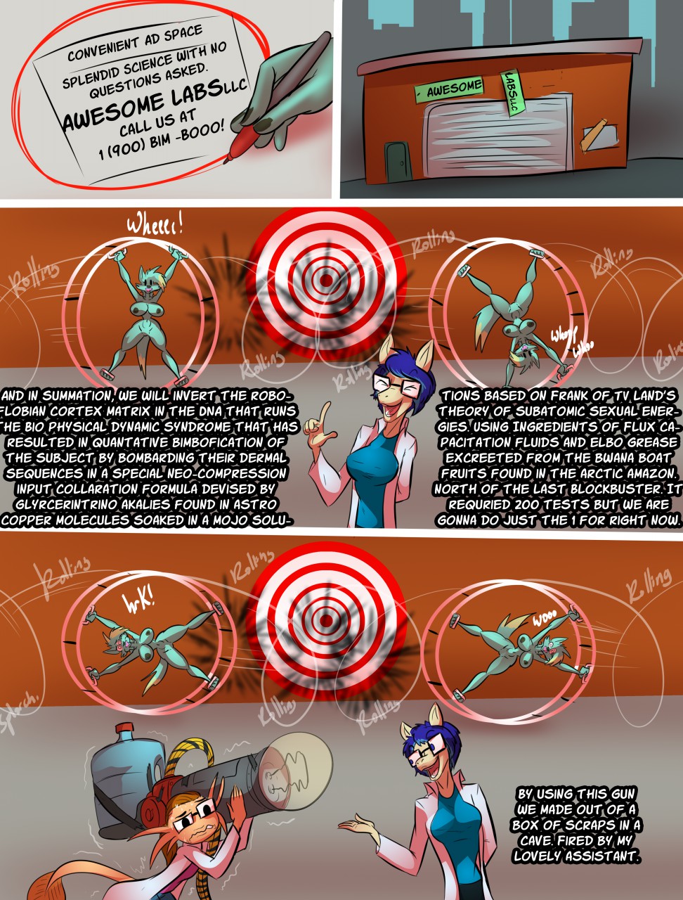 Tenkoman Comic 3: Attack of the Sexalotl page 5 full