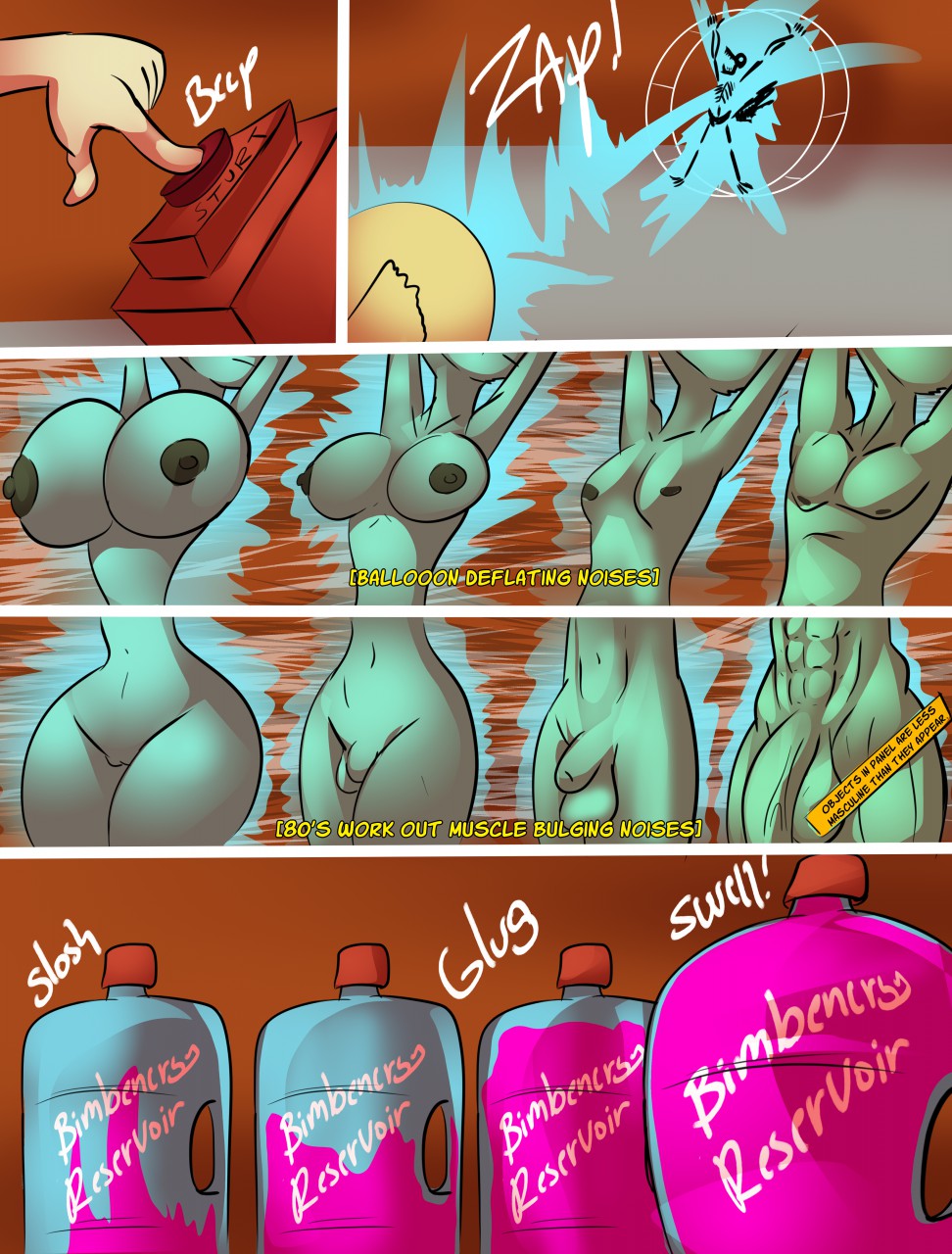 Tenkoman Comic 3: Attack of the Sexalotl page 6 full