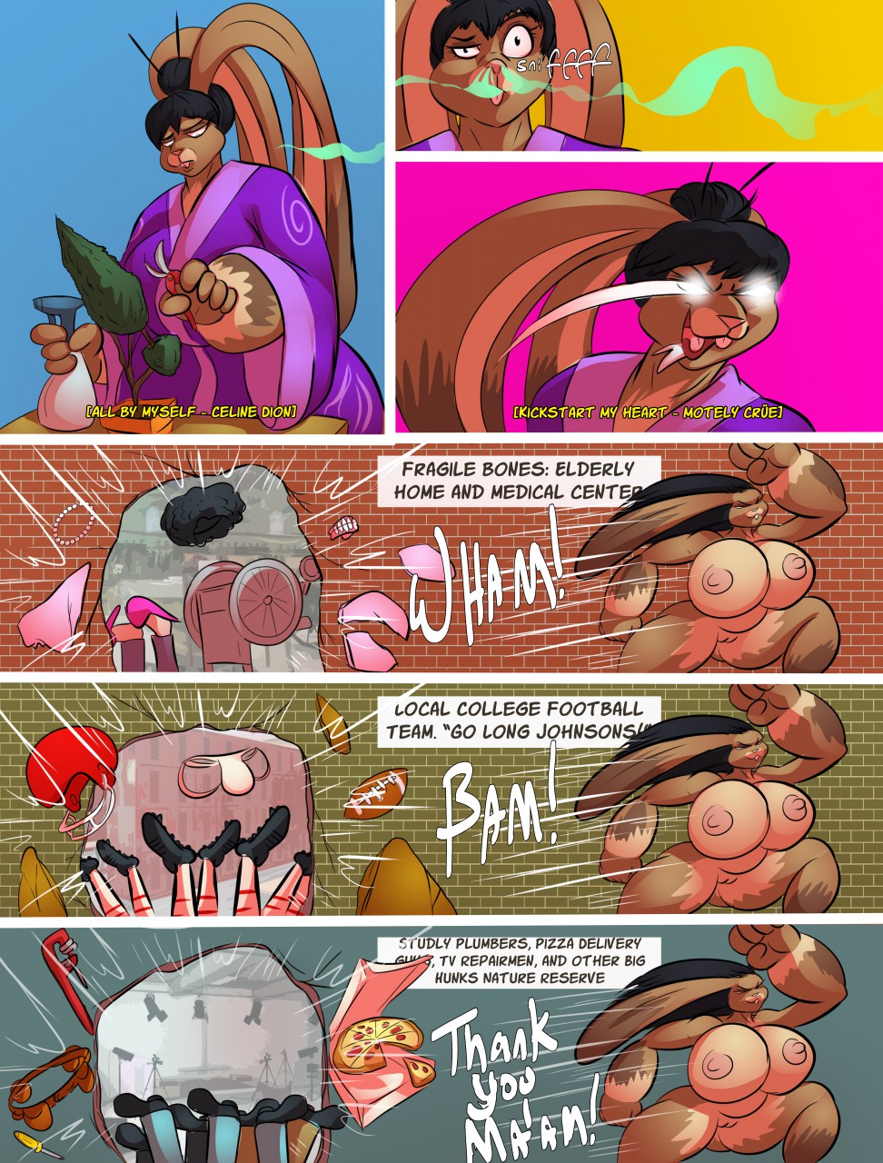 Tenkoman Comic 3: Attack of the Sexalotl page 7 full