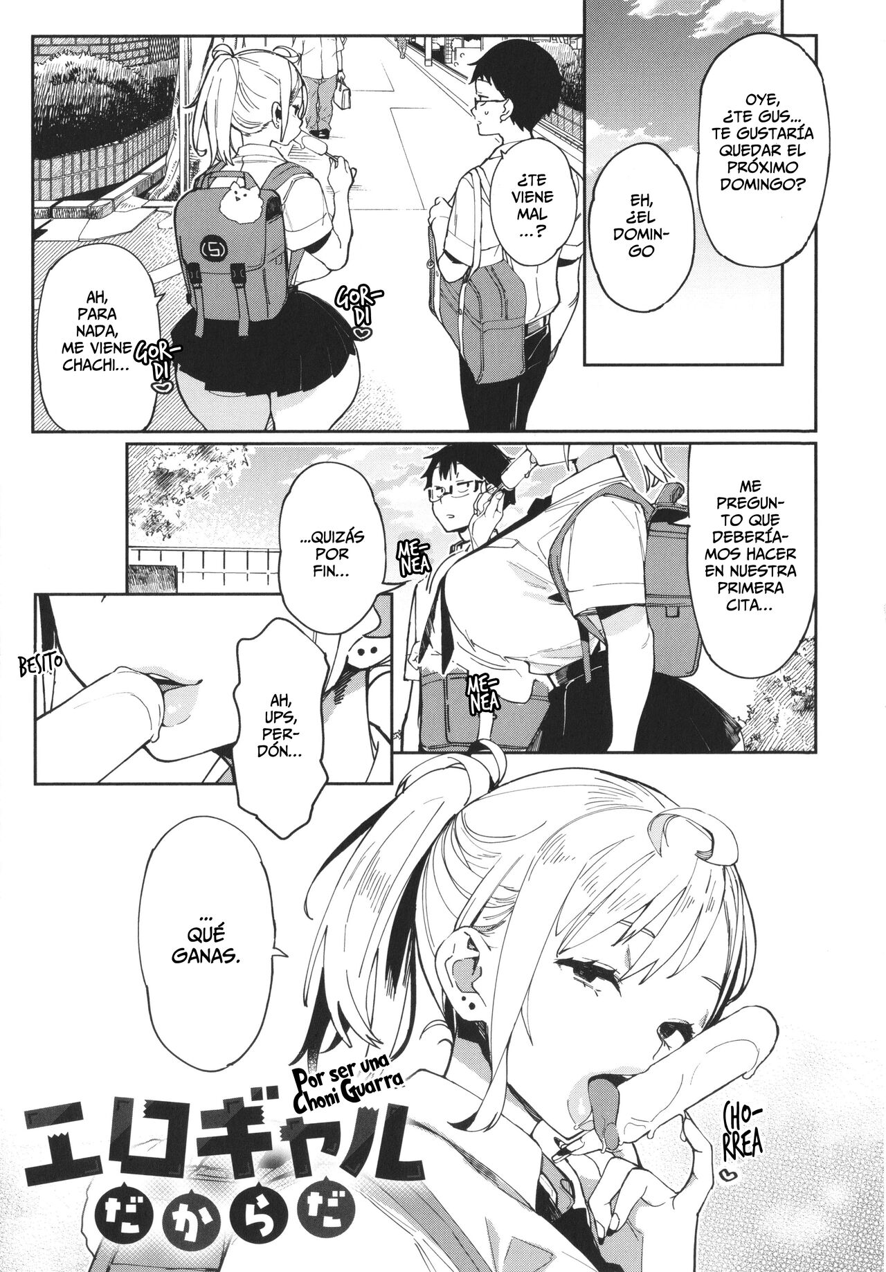 Por ser una Choni Guarra - Ero gyaru dakara da page 1 full