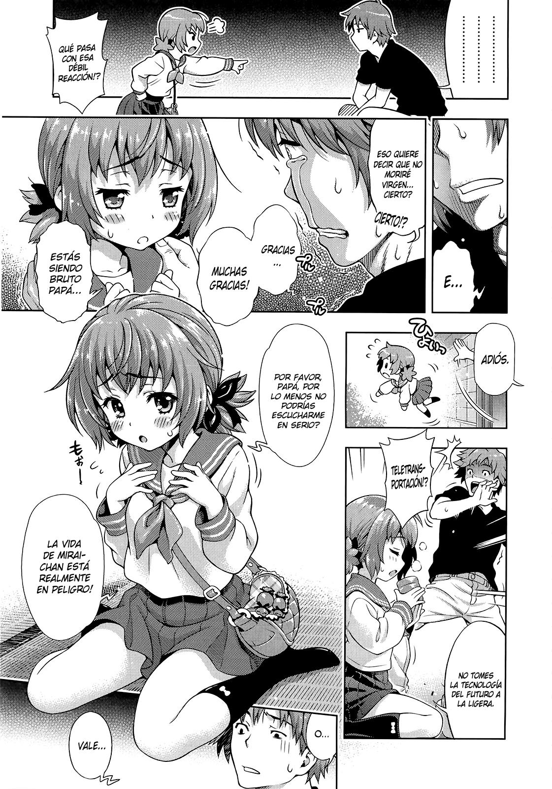 Mirai Kara Kimashita! Zenpen | La Paradoja de Mirai Ch. 1 | Ch. 2 page 3 full