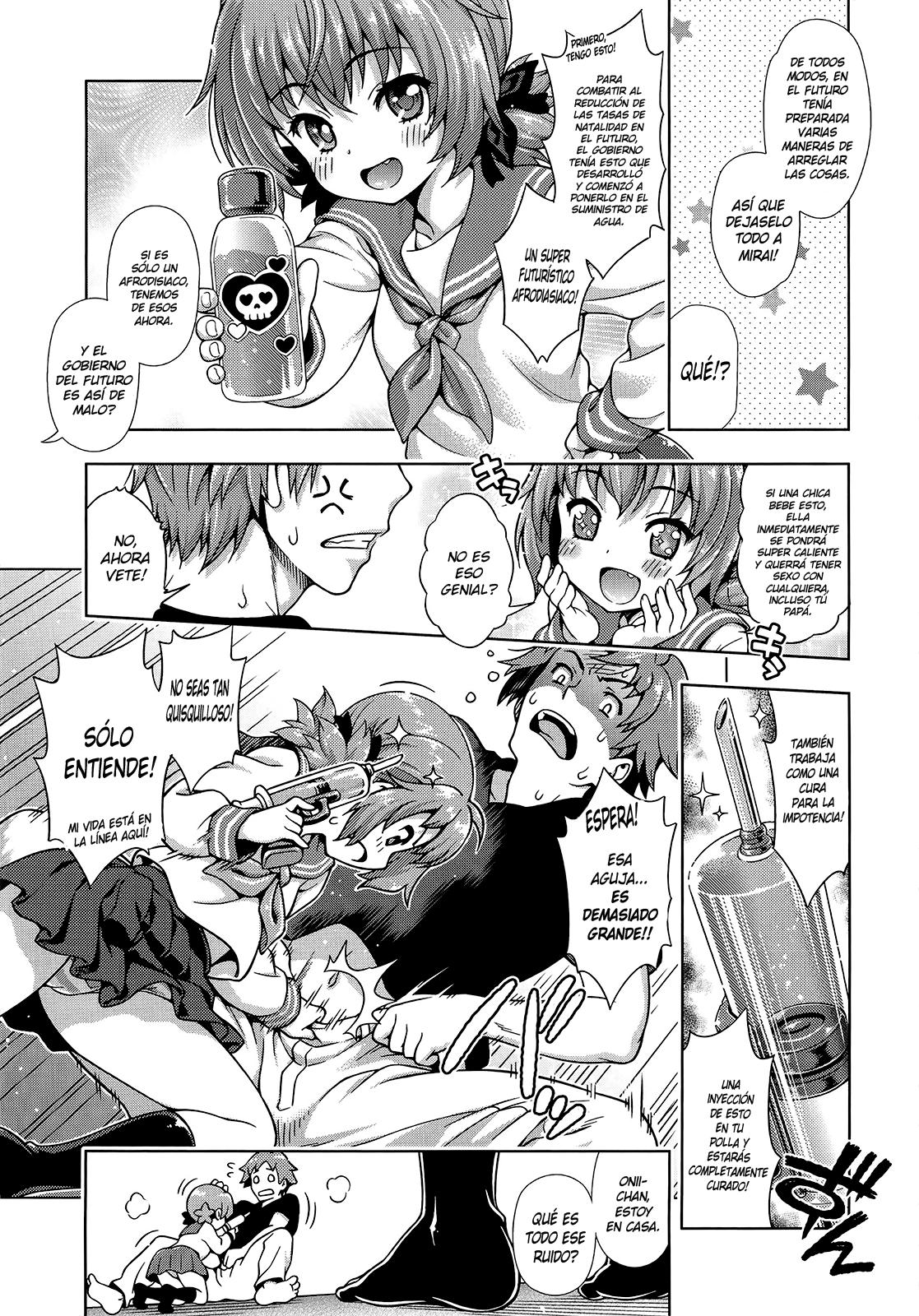 Mirai Kara Kimashita! Zenpen | La Paradoja de Mirai Ch. 1 | Ch. 2 page 5 full