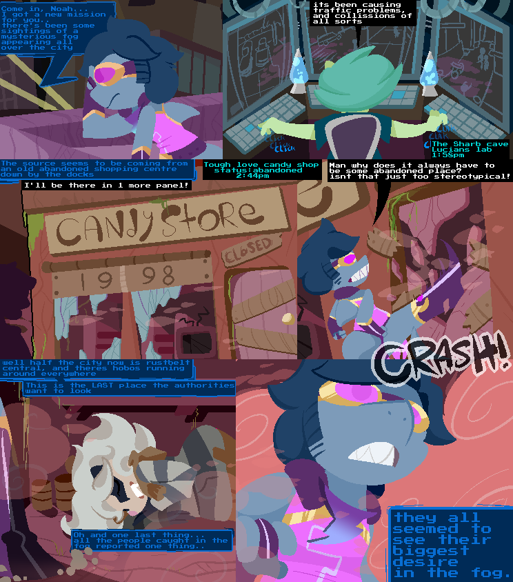Thunder Thresh and CJ the Hobo vs Foxtrot: The Power Purloiner! page 2 full