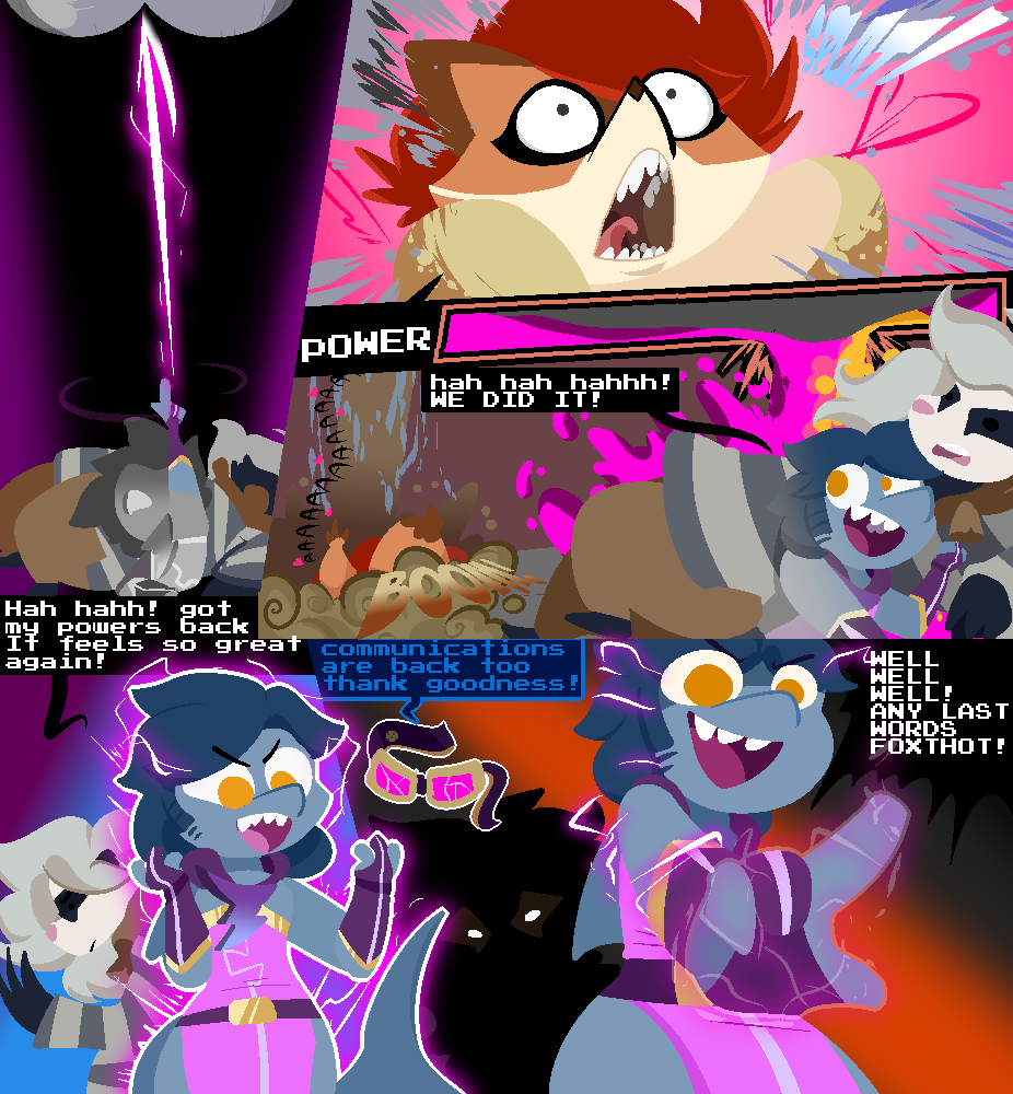 Thunder Thresh and CJ the Hobo vs Foxtrot: The Power Purloiner! page 9 full