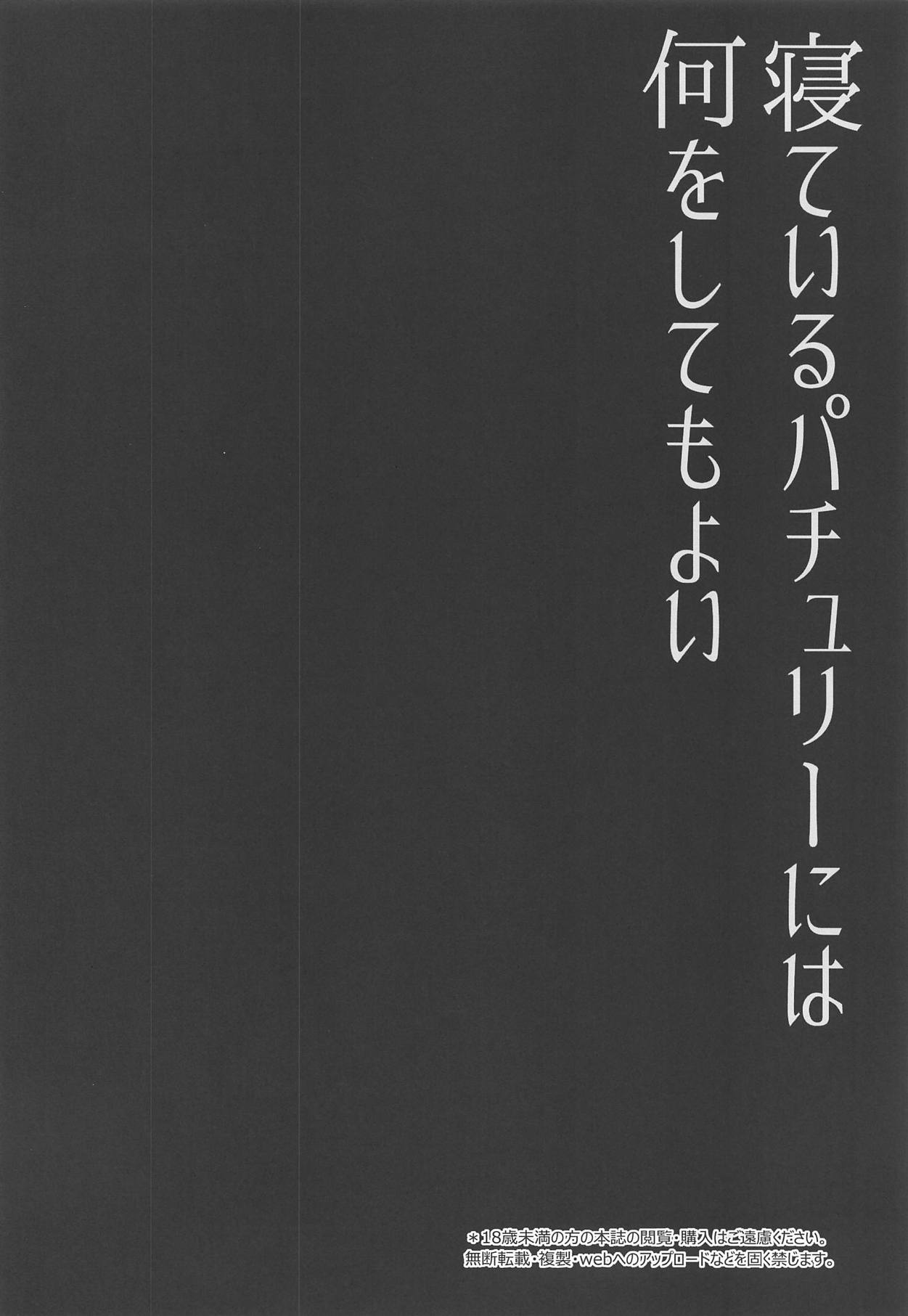 Neteiru Patchouli ni wa Nani o Shite mo Yoi | 자고 있는 파츄리에게는 어떤 짓을 해도 좋다 page 4 full