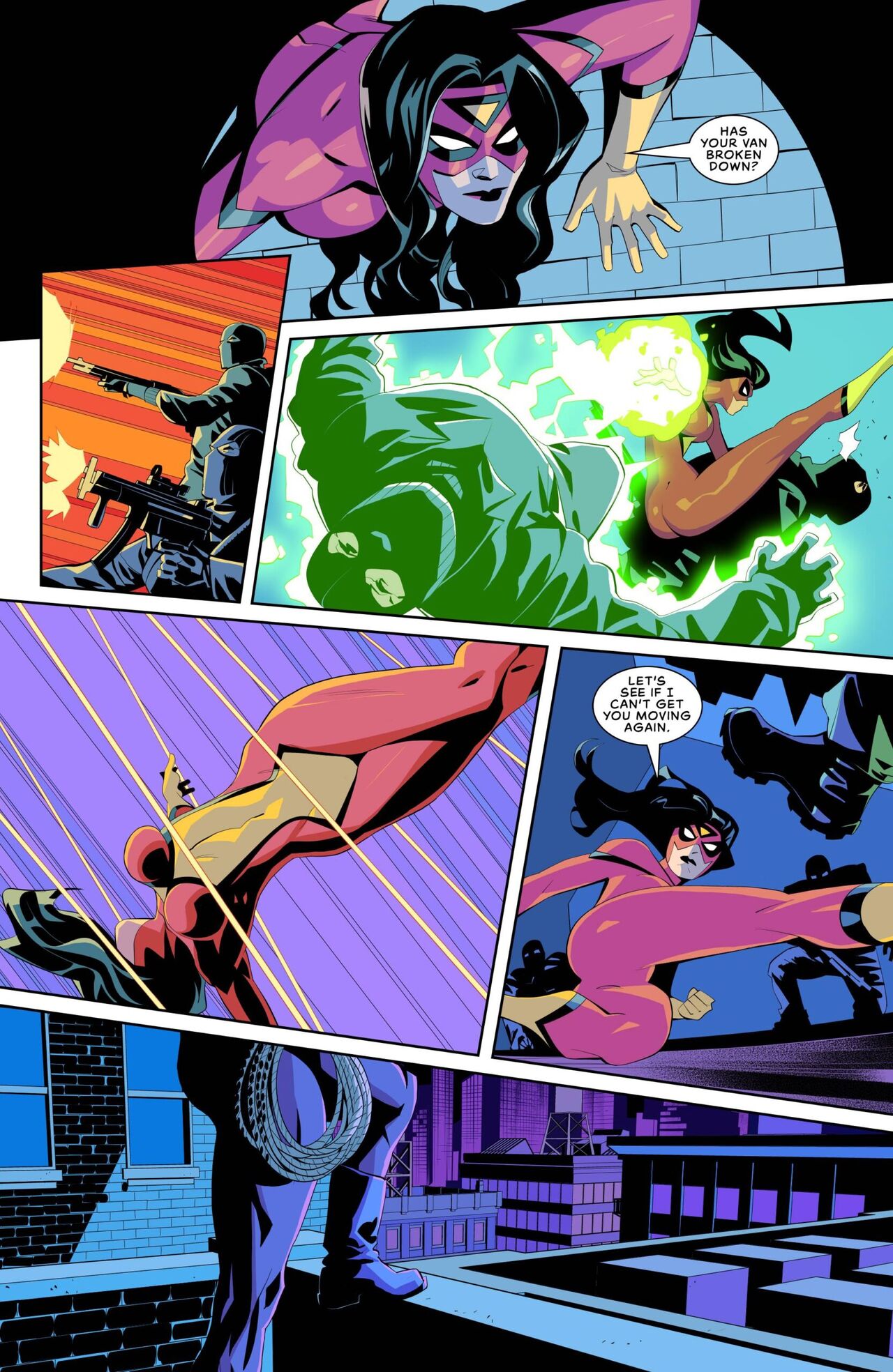 Spider-Woman Return of Hangman Part 1 page 12 full