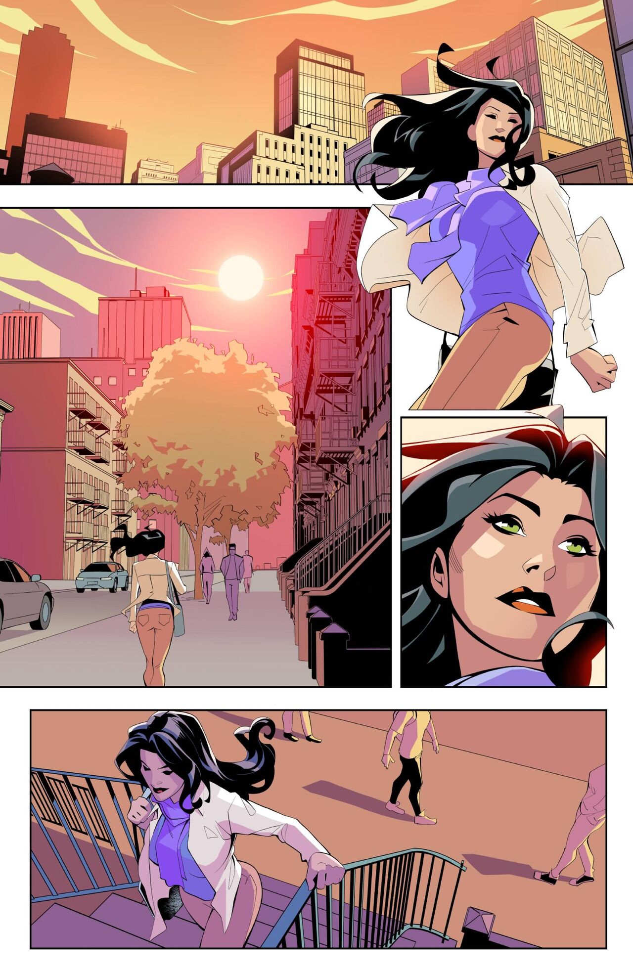 Spider-Woman Return of Hangman Part 1 page 8 full