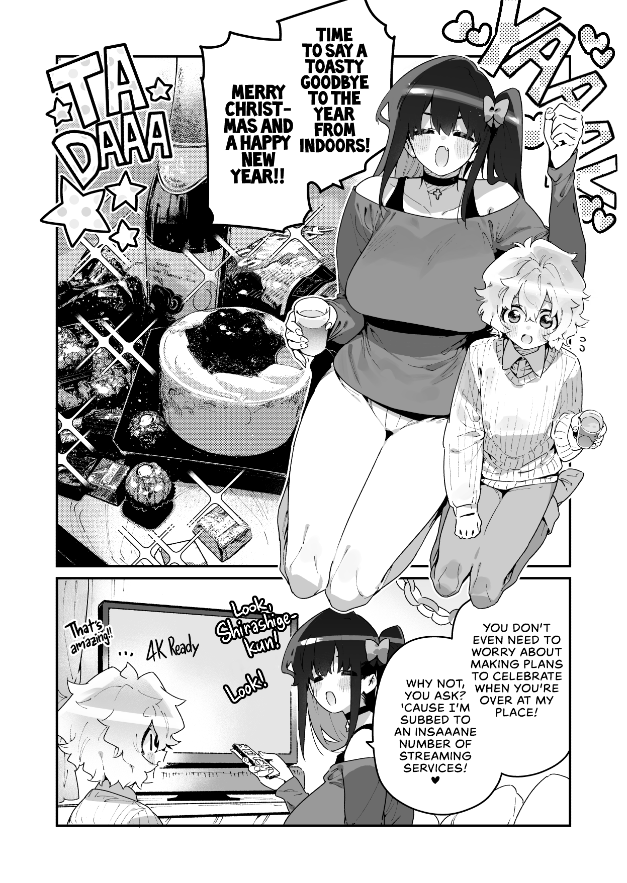 Kurasumeito No Joshi Inma To Nenmatsu O Sugosu Danshi No Hanashi | A Boy Spends the End of the Year with his Succubus Classmate page 1 full