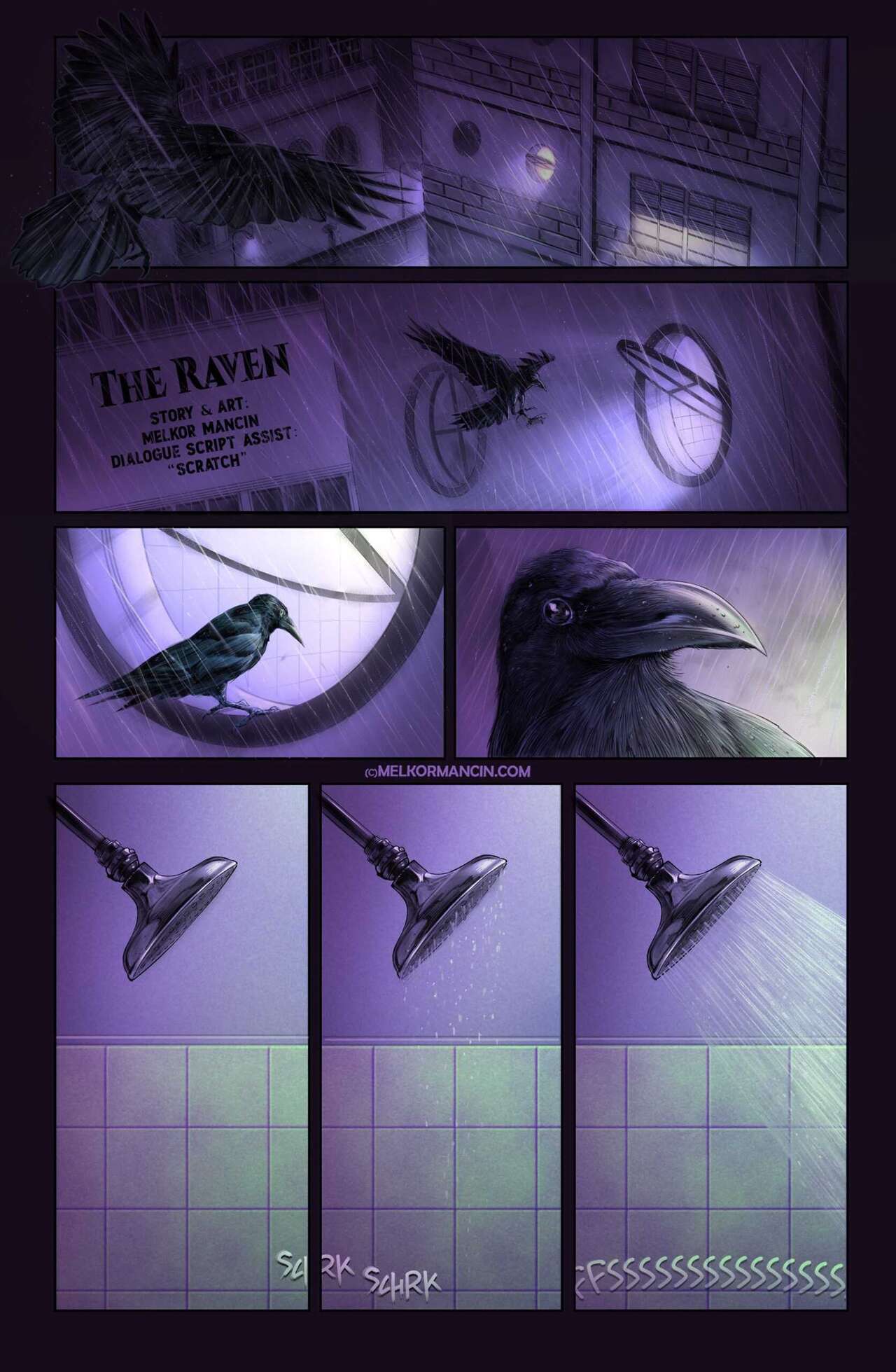 The Raven – Melkor Mancin - english page 1 full
