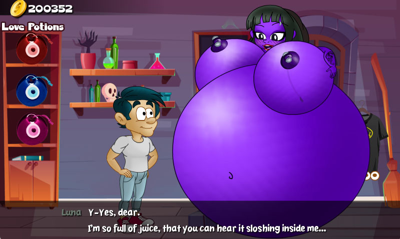 Hungry Girls Game: Luna's Lambent Magic #2 page 1 full
