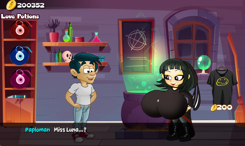 Hungry Girls Game: Luna's Lambent Magic #2 page 4 full