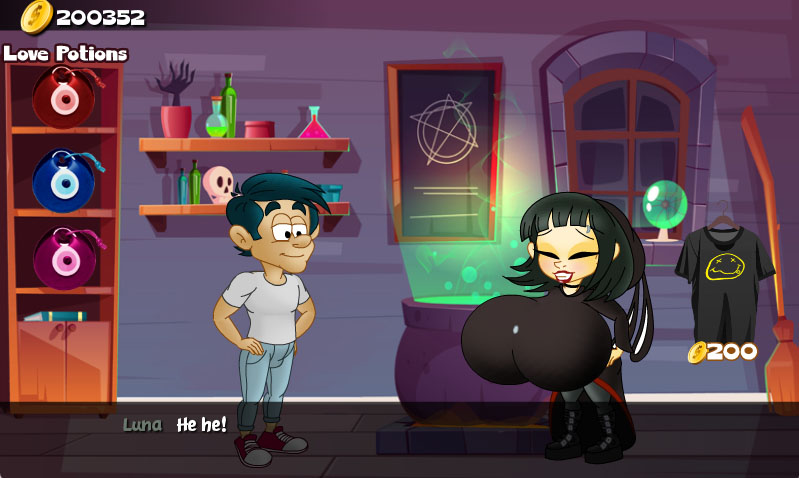 Hungry Girls Game: Luna's Lambent Magic #2 page 7 full