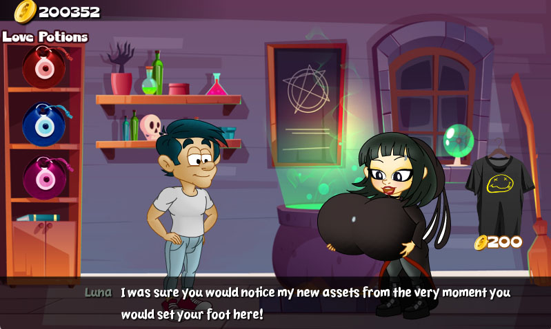 Hungry Girls Game: Luna's Lambent Magic #2 page 8 full