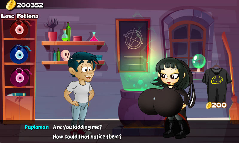 Hungry Girls Game: Luna's Lambent Magic #2 page 9 full